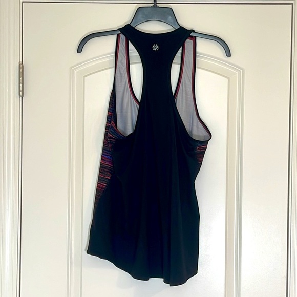Athleta Multicolor Stripe Racerback Sporty Tank Size L - Picture 2 of 7